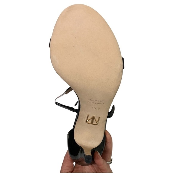 Tamara Mellon Frontline 105 Open Toe High Heels Black Size 40.5 - Picture 11 of 12